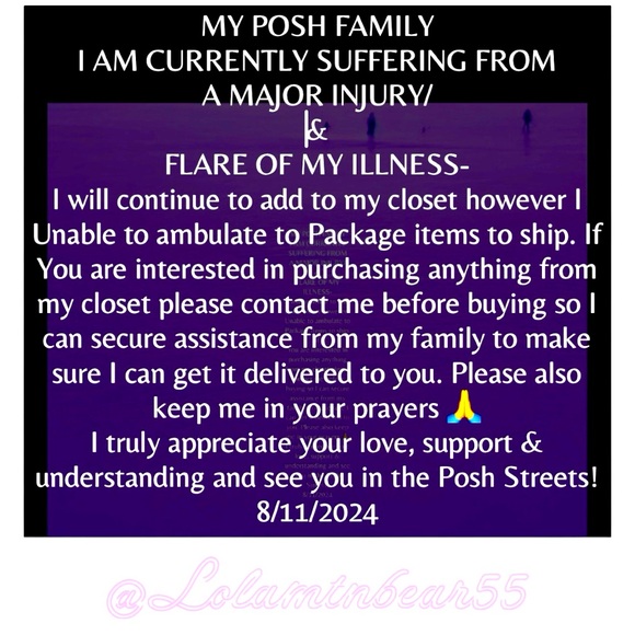 Update on my health-please continue to support by purchasing from me for medical - Picture 1 of 1